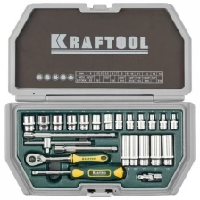 Набор торцовых головок, KRAFTOOL, PRO, 27970-H24