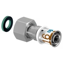 Штуцер Uponor S-Press Plus 25-G3/4"НГ с накидной гайкой