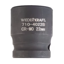 Головка WIEDERKRAFT торцевая ударная 1/2", 6 гр. 22 мм WDK-710-4022