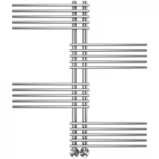 Полотенцесушитель Terminus Люкс 100x91 хром водяной